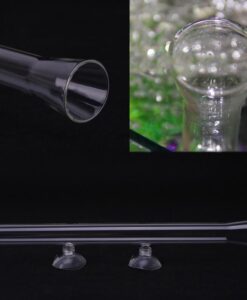 Karides Besleme Tüpü Cam 30cm Uzunluğunda